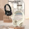 P201 Fone de ouvido sem fio com iluminação, redução de ruído, estéreo