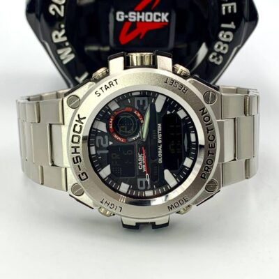 Relógio G-Shock Metal Tokyo  - Pulseira de metal Prata A prova dagua - Imagem 5