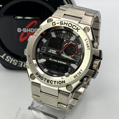 Relógio G-Shock Metal Tokyo  - Pulseira de metal Prata A prova dagua - Imagem 4