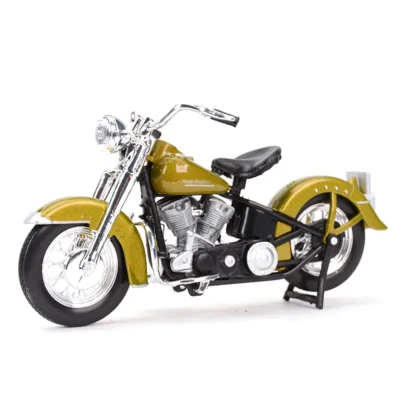 Harley-Davidson 1953 74FL HYDRA Glide Blue Maisto 1:18 - Imagem 2