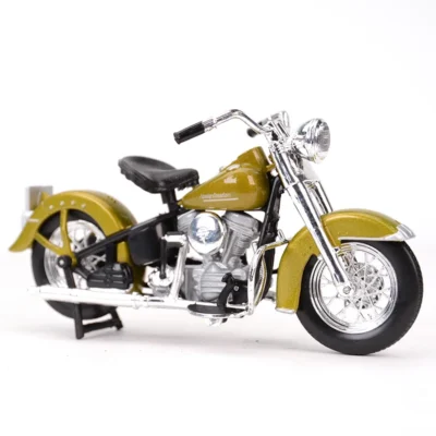 Harley-Davidson 1953 74FL HYDRA Glide Blue Maisto 1:18 - Imagem 6
