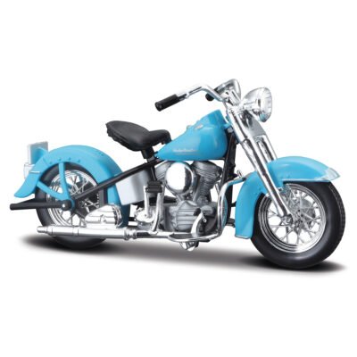 Harley-Davidson 1953 74FL HYDRA Glide Blue Maisto 1:18 - Imagem 7