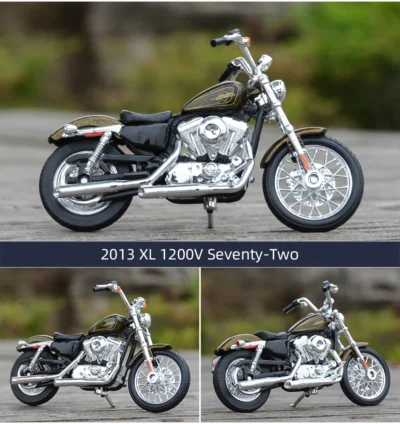 Harley Davidson 2013 XL 1200V Seventy-Two Maisto 1:18 - Imagem 9