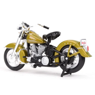 Harley-Davidson 1953 74FL HYDRA Glide Blue Maisto 1:18 - Imagem 5