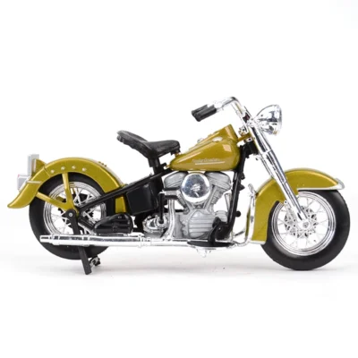 Harley-Davidson 1953 74FL HYDRA Glide Blue Maisto 1:18 - Imagem 4