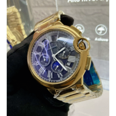 Relogio Cartier Funcional Dourado/Preto - Imagem 3