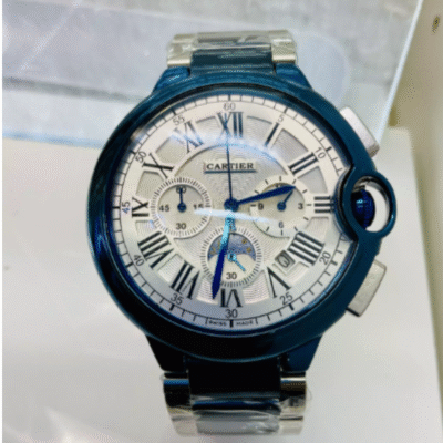 Relogio Cartier Funcional Dourado/Preto - Imagem 8