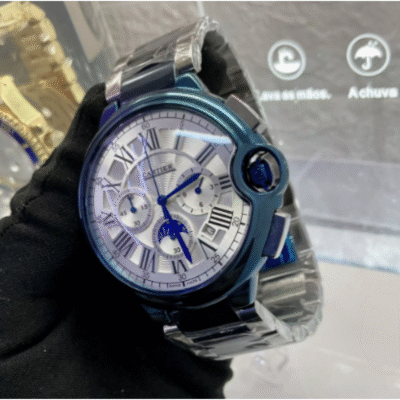 Relogio Cartier Funcional Dourado/Preto - Imagem 11